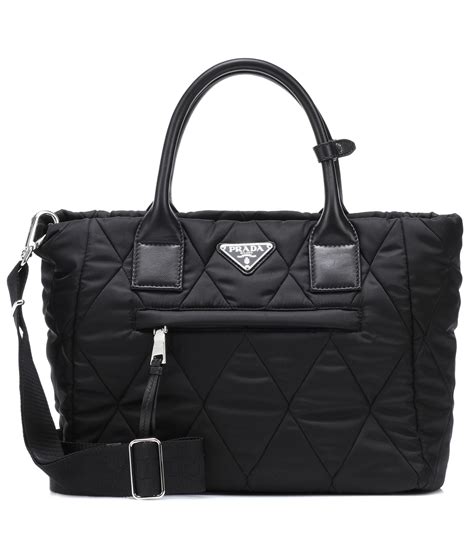 black prada bag tote|prada tote bags nylon.